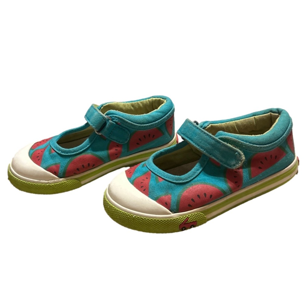 See Kai Run Teal and Pink Kids Shoes